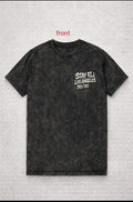 Limited number destressed acid wash trap house T-shirt